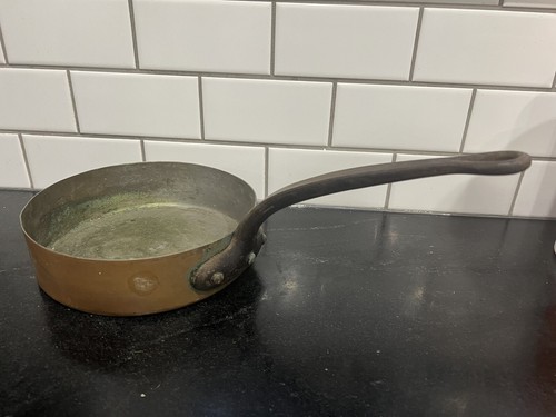 Antique french copper sauce - antique,