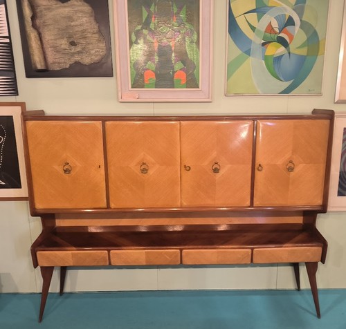 Maple and mahogany bar - and,