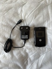 Motorola RAZR V3 Mobile Phone (Black/Used/Vodafone Locked)