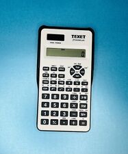 Texet Scientific Calculator white with protective cover back to school office