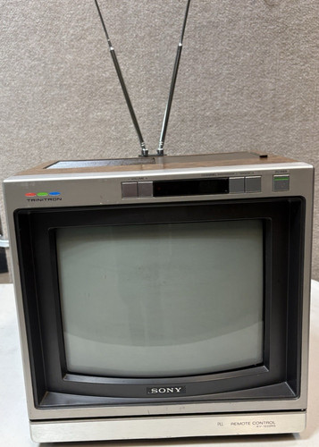 Vtg sony trinitron color crt - trinitron,