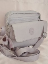 Kipling Light Lilac Crossbody Bag with SYLVIA Monkey Used Excellent Condition 