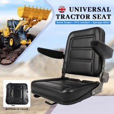 Universal Adjustable Backrest Seat TRACTOR Dumper Forklift Mower Plant Digger UK