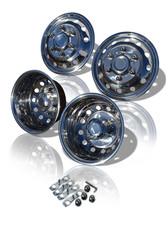 Stainless 16" Front Rear Wheel