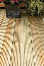 Value Garden Decking Board Pressure Treated Tanilised - 2.4m - Pk of 10/20/50