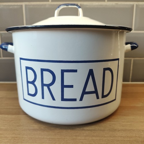 Vintage white blue large - vintage, &