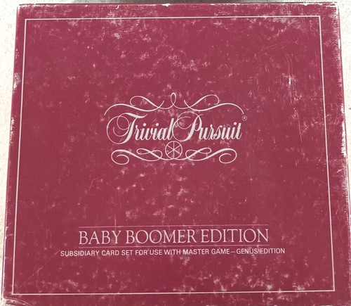 Trivial pursuit baby boomer - trivial,