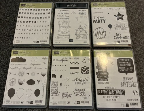 Stampin mixed stamp sets - 6,