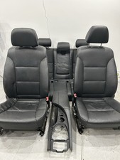 BMW E60 5 Series BLACK LEATHER INTERIOR SEATS WITH CENTRAL CONSOL 2003-2007 5DR