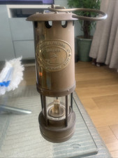Vintage Brass Miners Lamp E