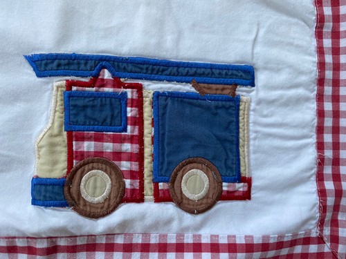 Fire engine single duvet set - engine,
