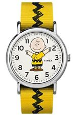 Timex Peanuts Charlie Brown Weekender Watch | 38mm | Water Resistant | TW2R41100