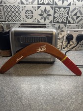 Vintage Wooden Boomerang