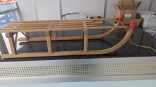 wooden sledge