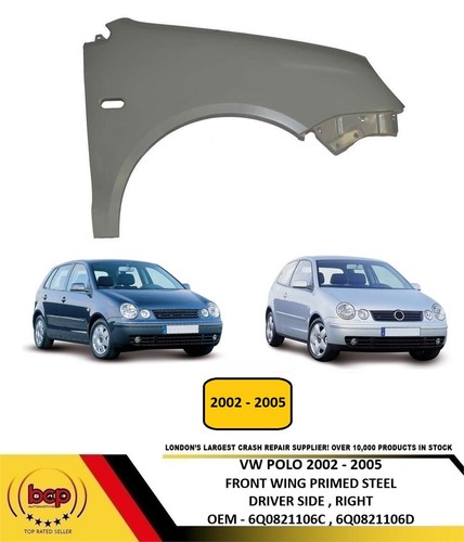 Polo 2002 2005 front wing - polo,