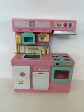 Vintage 1991 Meritus Barbie Sindy Doll Kitchen With Accessories - Incomplete