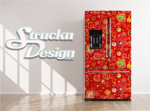 Red colorful abstract retro - red,