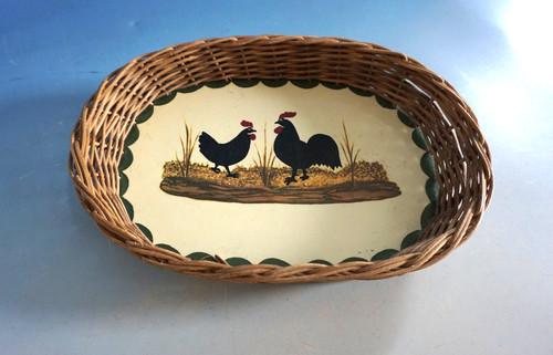 Vintage zell pottery rooster - pottery, &