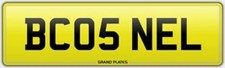 NELLY NELS NELL NELSON NUMBER PLATE BC05 NEL REGISTRATION FOR 2005 CARS ONWARD