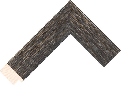 43mm wide black shaped flat - 43mm,