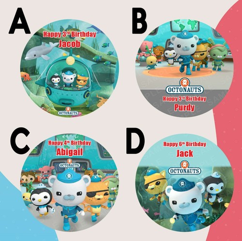 Octonauts personalised round - octonauts,