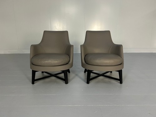 Flexform guscio armchairs in - flexform, "guscio"