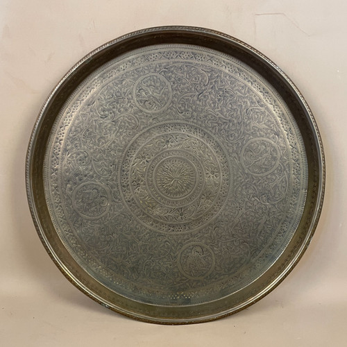 Antique metal gold indian - antique,