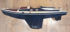 vintage RC Radio Controlled Model Racing Yacht Sailing Large 34", no Sails /Mast