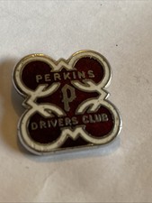 Perkins Drivers Club Vintage Enamel Pin Badge W.J. Dingley B’ham