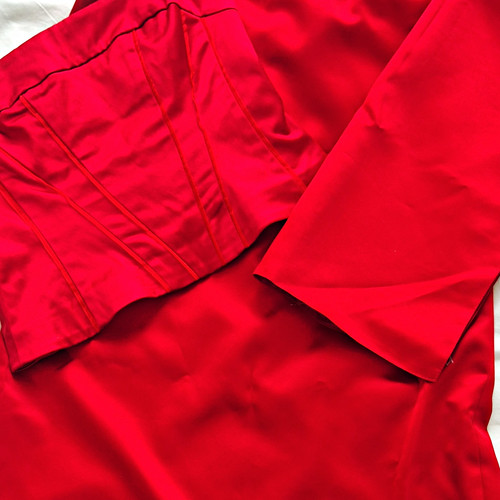 Piece coast red satin - coast,