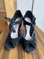 Black HIGH Heeled Argentine tango Shoes From Comme il Faut - Size 5, Preworn