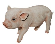 Micro Pig Piglet - Lifelike Ornament Gift - Indoor or Outdoor - Pet Pals NEW