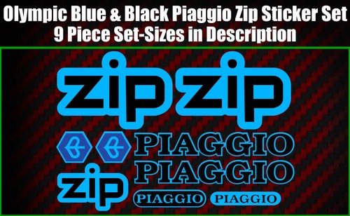 Piaggio zip sticker - zip, decal
