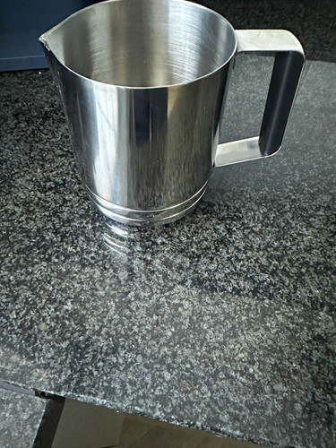 Stainless steel spouted milk - steel,