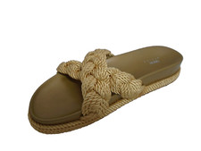 ASOS GOLD FLAT TWESTED ROPE