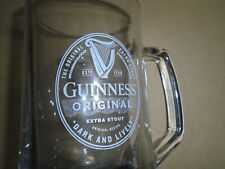 GUINNESS, ONE PINT, TANKARD GLASS, PERFECT CONDITION, NEVER USED, DISPLAYED ONLY