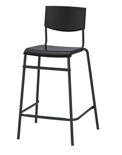 Stig bar stool - stig, backrest