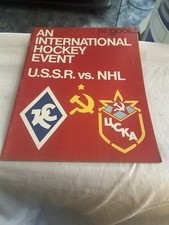 1975 PITTSBURGH PENGUINS SOVIET WINGS PROGRAM U.S.S.R. VS NHL GOAL MAGAZINE 