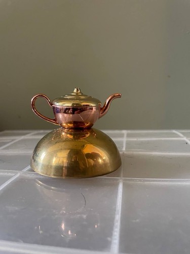 Small decorative brass kettle - decorative,