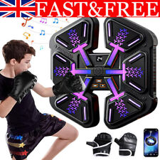 Boxing Machine Wall Mount Bluetooth Music Electronic Boxing Training with Gloves