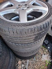 4x GENUINE SILVER MERCEDES AMG