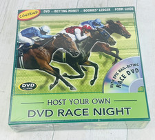 Host Your Own Race Night DVD horse racing family fun game - New and sealed