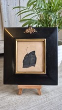 Antique Silhouette Portrait Of A Gentleman, Antique Watercolour 