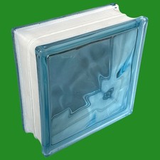 Used Light Blue Wavy Glass