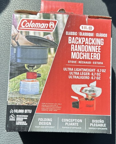 New coleman classic - new, 1-burner