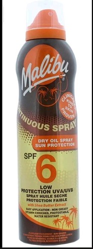 Malibu sun spf continuous - sun, 6
