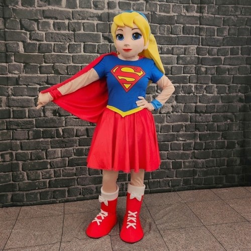 Supergirl mascot costume - mascot,