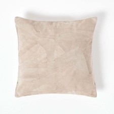 Real Leather Cream Cushion