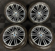 19'' GENUINE BMW 5 SERIES 664 M SPORT G30 G31 GREY DC ALLOY WHEELS TYRES ALLOYS