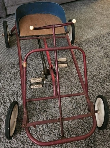 Vintage retro pedal kart - vintage, go